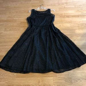 Black Lace cocktail dress